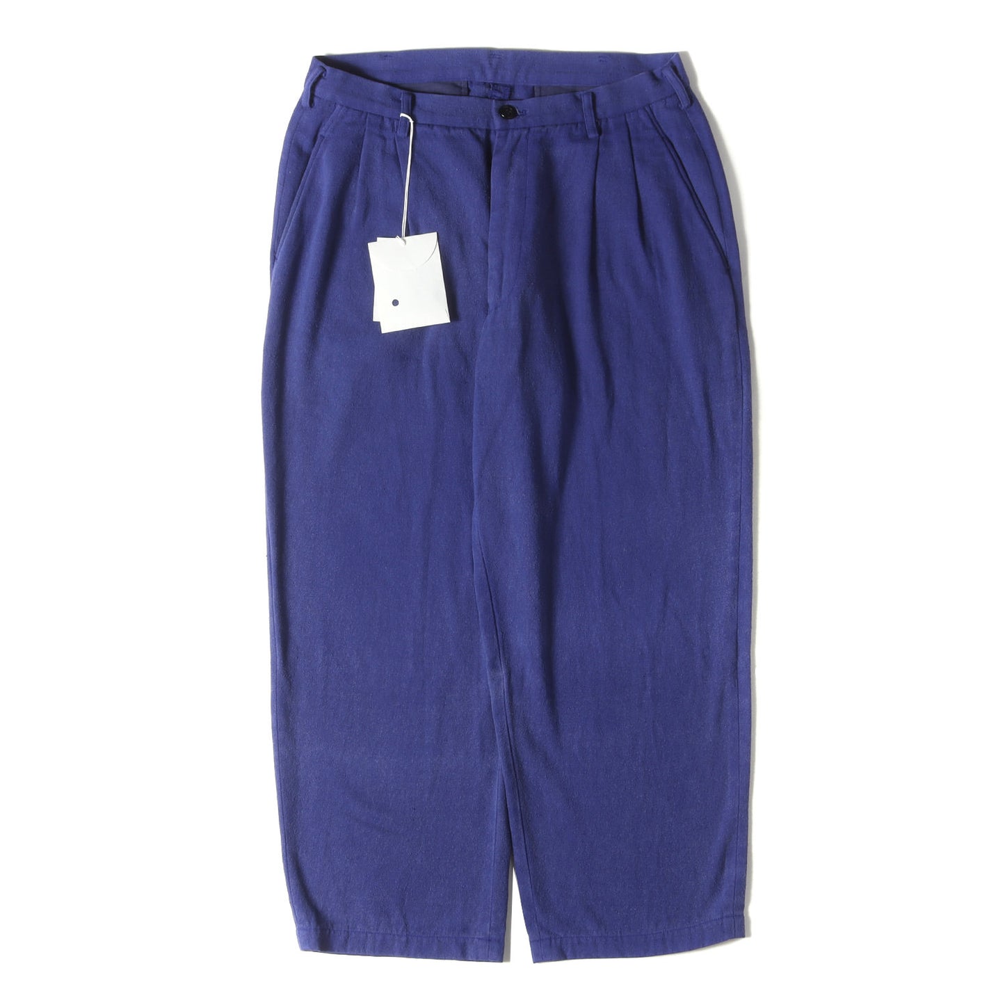 × wagamama TOKYO 別注 ツータック シルク フレンチ トラウザー スラックス パンツ (silk french trousers UNSP4620)