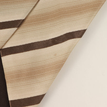 モノグラムフラワー ジャガード オンブレ ストライプ レジメンタル シルク ネクタイ