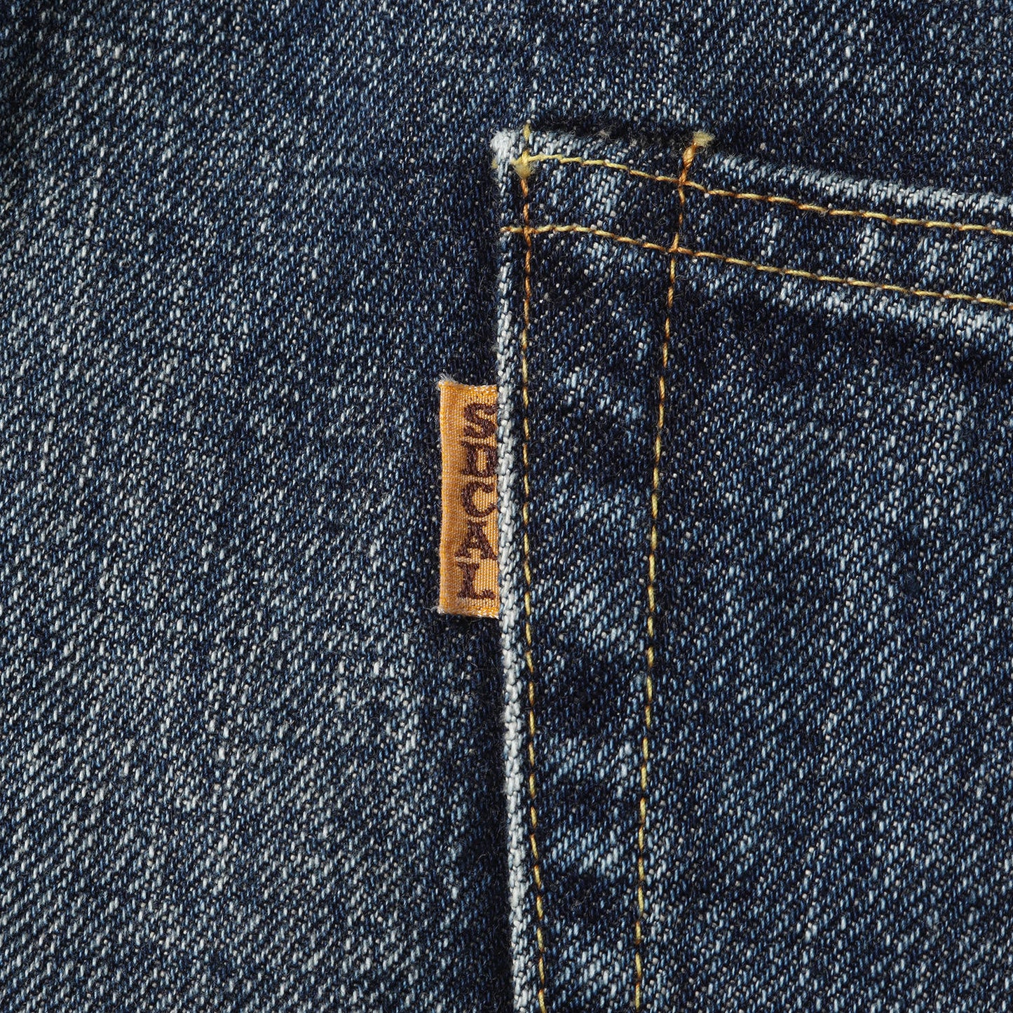 24SS ヴィンテージウォッシュ ワイド デニム パンツ (SD 5P Denim Pants 950 Vintage Wash) / ボタンフライ スレーキシールドロゴ