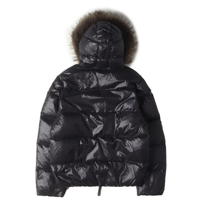 ラクーンファー付き フーデッド ダブルジップ ナイロン ダウンジャケット (Vega U.252.01.MFG-1001R)