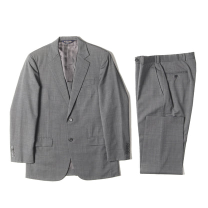 ピンチェック ウール セットアップ スーツ