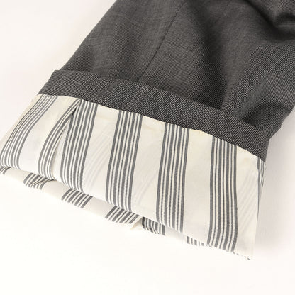 ピンチェック ウール セットアップ スーツ