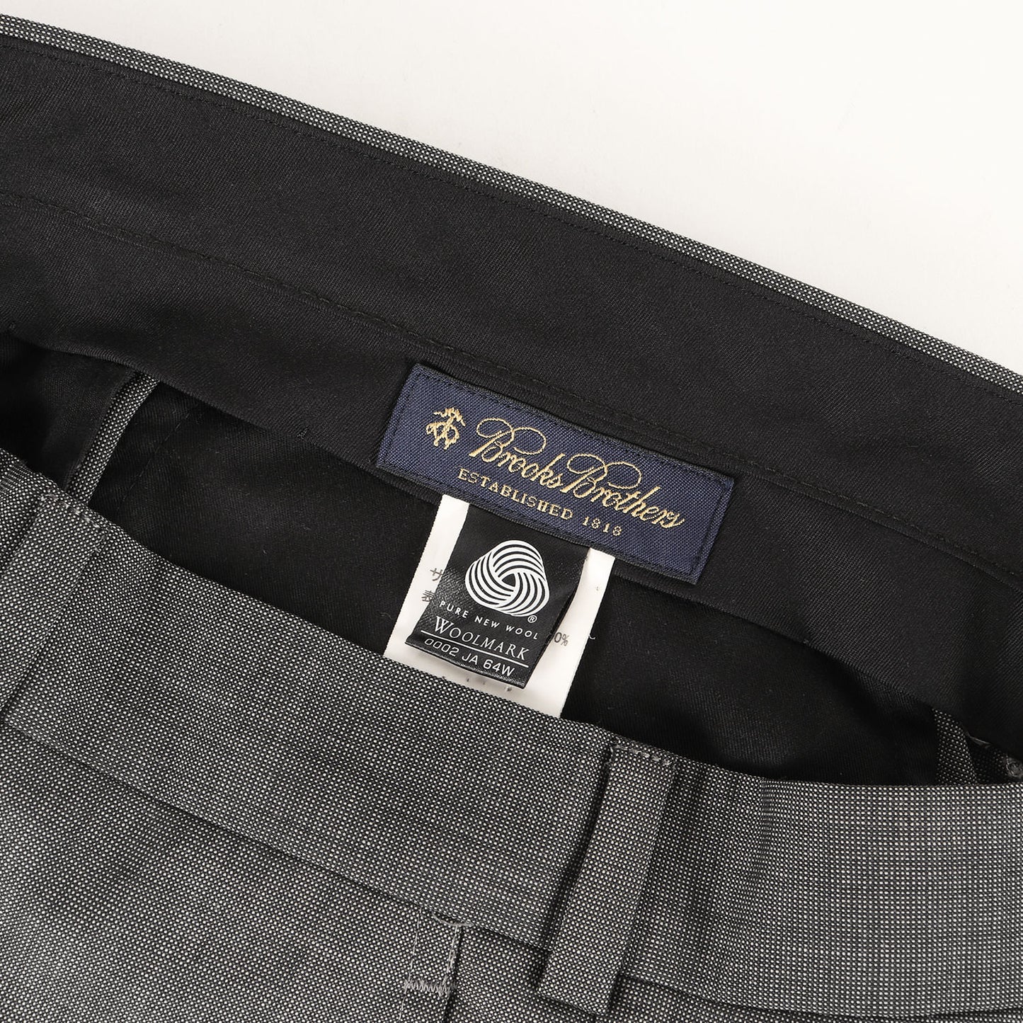 ピンチェック ウール セットアップ スーツ