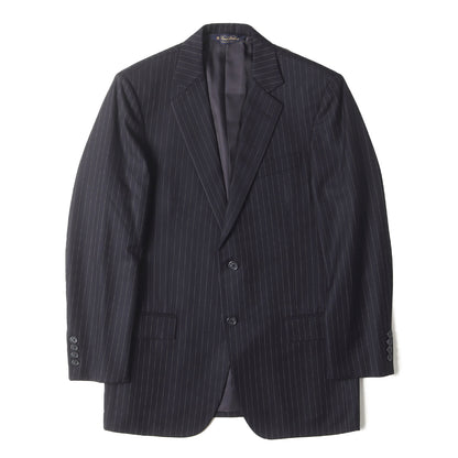 ピンチェック ウールポリ セットアップ スーツ