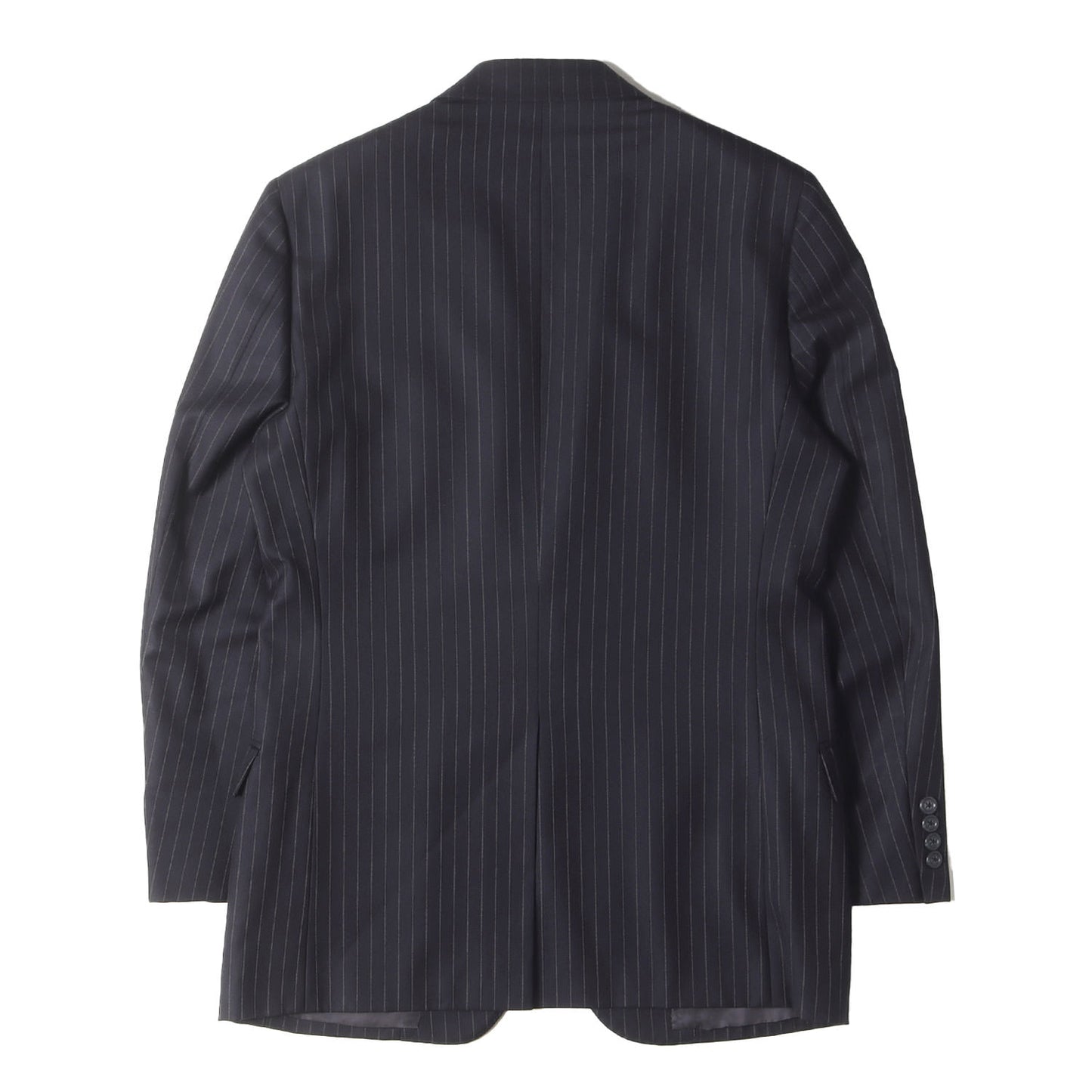 ピンチェック ウールポリ セットアップ スーツ