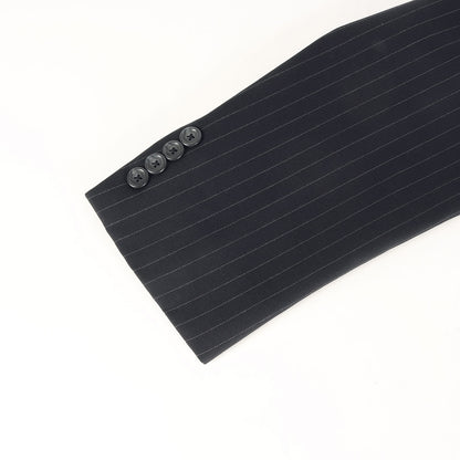 ピンチェック ウールポリ セットアップ スーツ