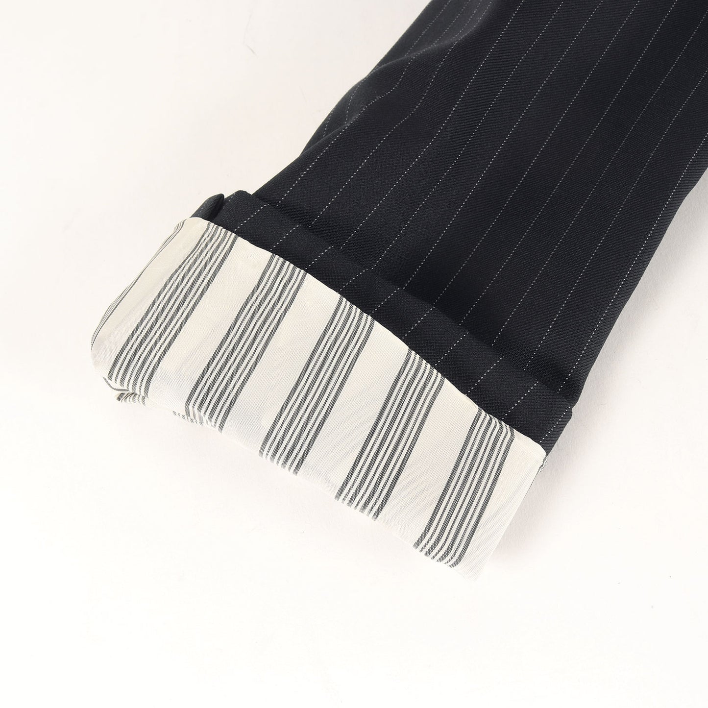 ピンチェック ウールポリ セットアップ スーツ