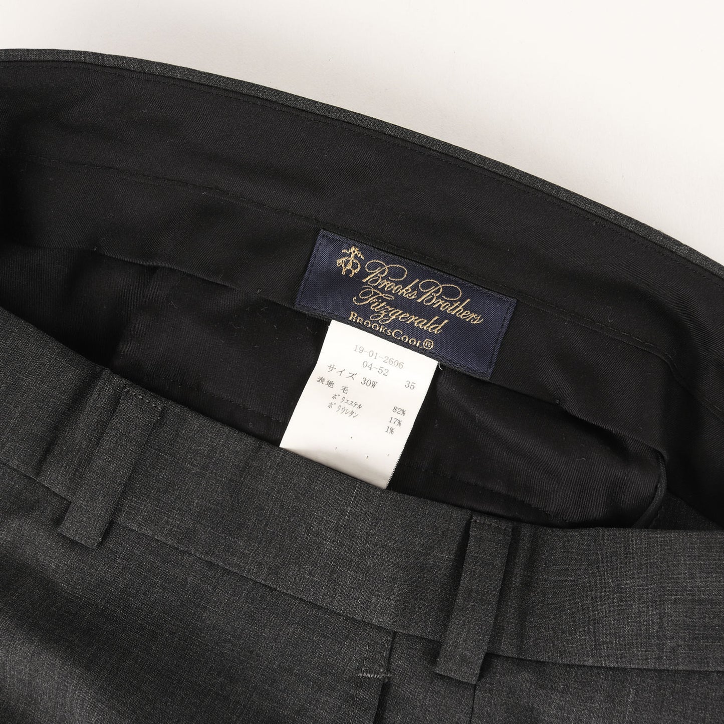 BROOKS COOL ストレッチ ウール セットアップ スーツ / Fitzgerald