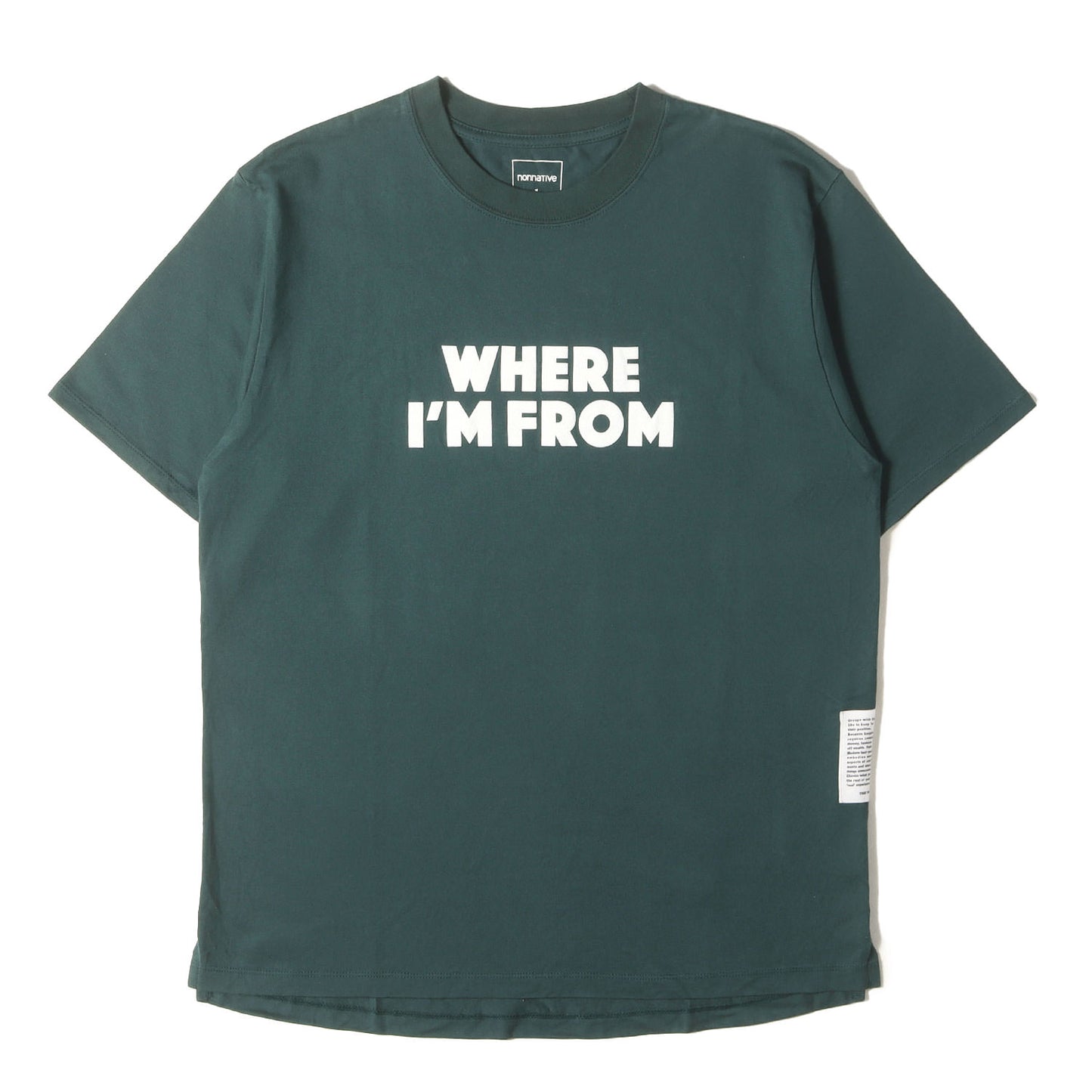 24SS ロゴ Tシャツ (DWELLER S/S TEE WHERE I'M FROM NN-T4402)