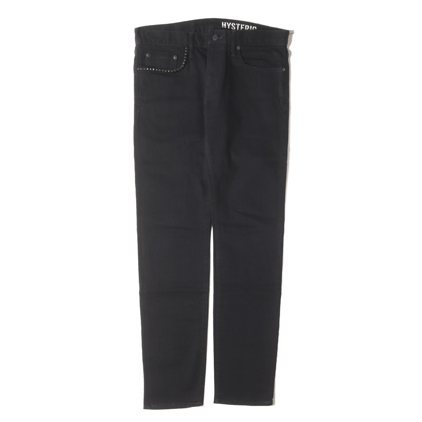 24SS ブラックデニム スリム パンツ (02241AP20)