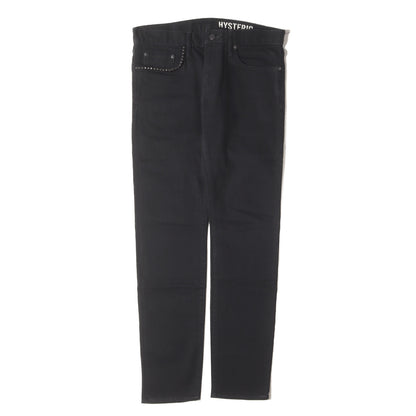 24SS ブラックデニム スリム パンツ (02241AP20)