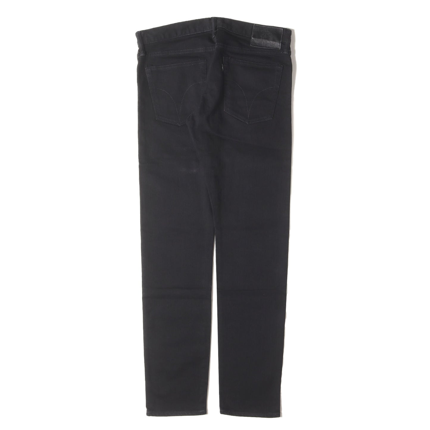 24SS ブラックデニム スリム パンツ (02241AP20)