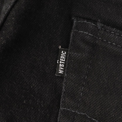 24SS ブラックデニム スリム パンツ (02241AP20)