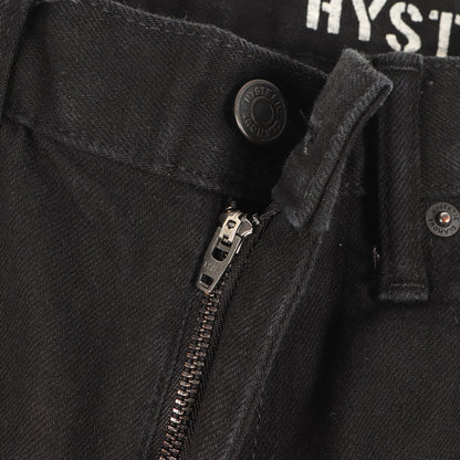 24SS ブラックデニム スリム パンツ (02241AP20)