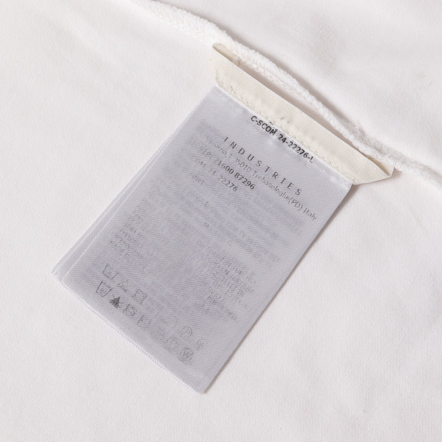 24SS アイコン ワッペン ストレッチ バインダーネック Tシャツ (J10918C71600 87296)