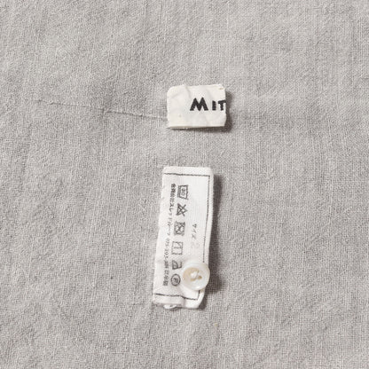 ベンガラ染め ハーフスリーブ カディシャツ