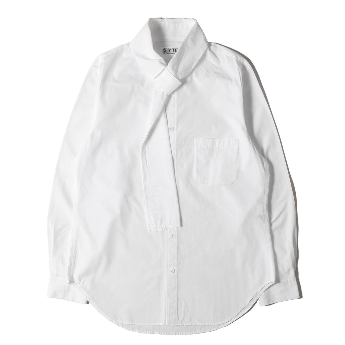 22SS ボウタイ ストールカラー ブロード シャツ (BROAD STOLE COLLAR SHIRT UB-B19-080)