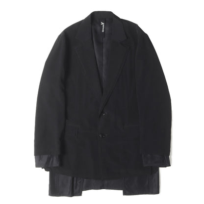 二重 デシン 2B テーラード (CREPE DE CHINE DOUBLE JACKET GA-J02-500)