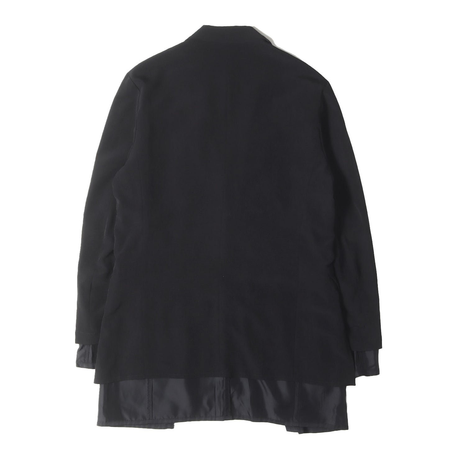 二重 デシン 2B テーラード (CREPE DE CHINE DOUBLE JACKET GA-J02-500)