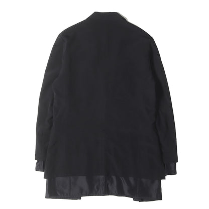 二重 デシン 2B テーラード (CREPE DE CHINE DOUBLE JACKET GA-J02-500)