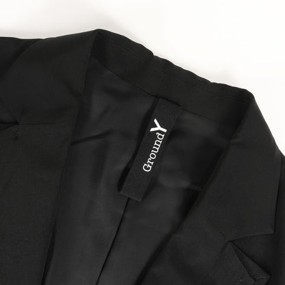 二重 デシン 2B テーラード (CREPE DE CHINE DOUBLE JACKET GA-J02-500)