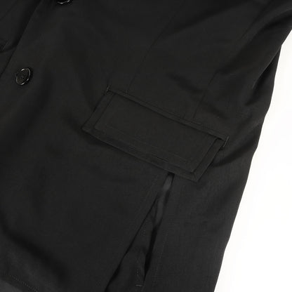 二重 デシン 2B テーラード (CREPE DE CHINE DOUBLE JACKET GA-J02-500)