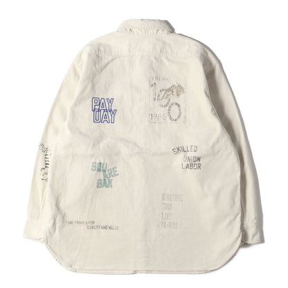 22AW FREAK'S STORE 別注 コーデュロイ メモリアル シャツ (SP MEMORIAL SHT PD-DF-SH007)