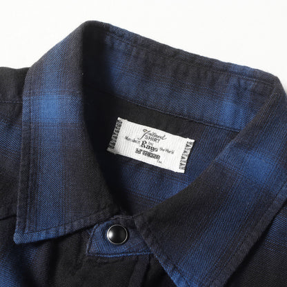 オンブレチェック ウエスタン シャツ (OMBRE CHECK RC SHIRTS 211176601)