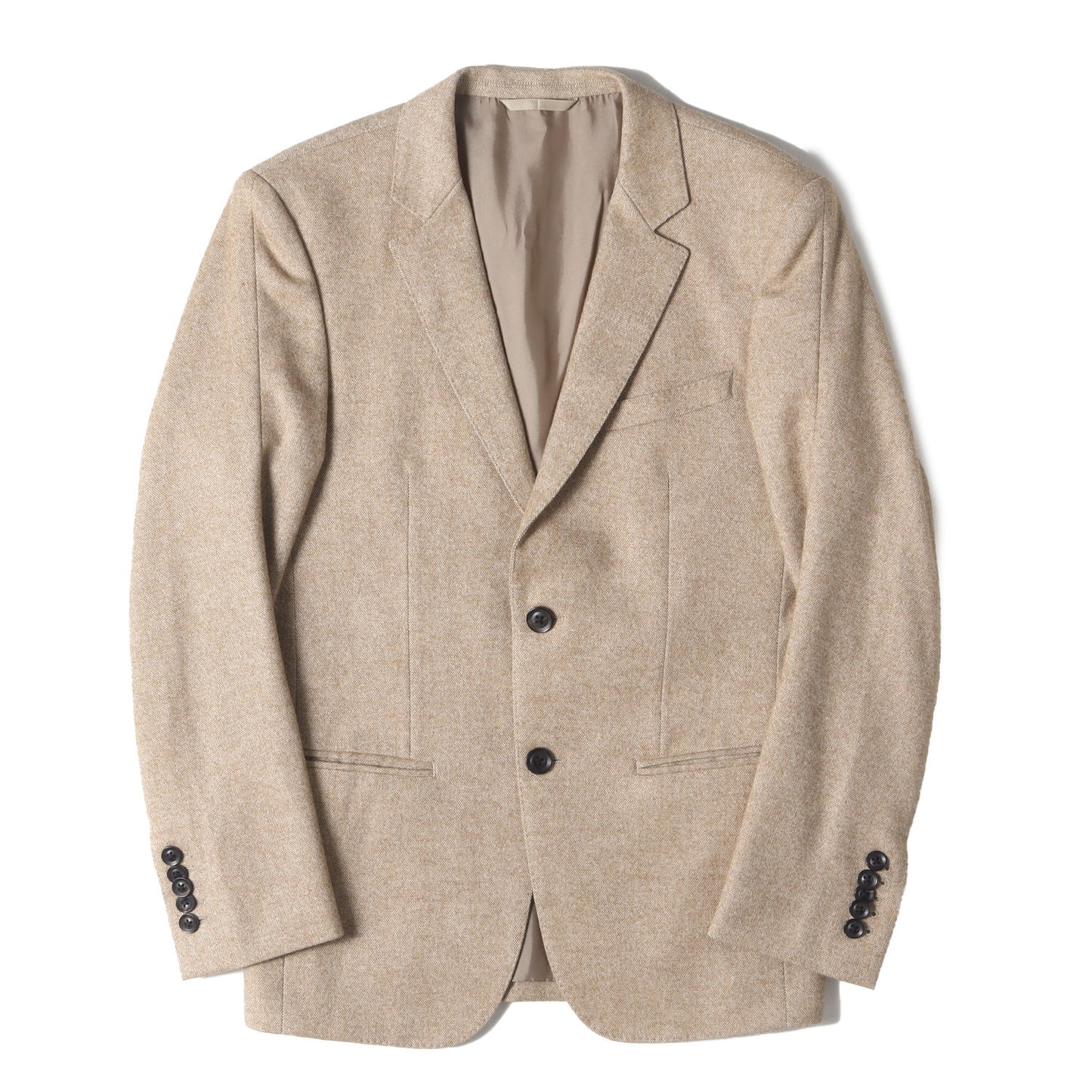 カシミヤ混 ストレッチ ツイード 2B テーラード (JKT008 TWD01)