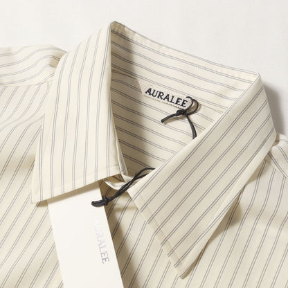 25SS ストライプ スーパーファインウール ドレス シャツ (SUPER FINE WOOL STRIPE SHIRT A25SS01WW)