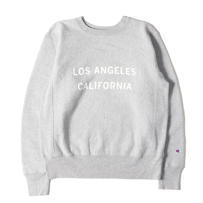 × Champion ロゴ リバースウィーブ スウェット トレーナー / MADE IN USA