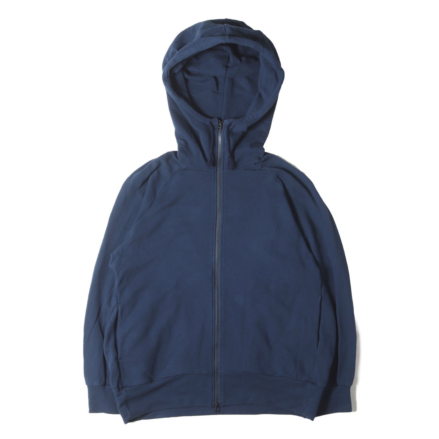 23SS ハイネック スウェット ダブルジップ パーカー (big hoody)