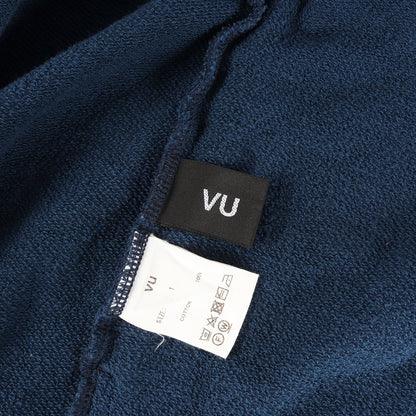 23SS ハイネック スウェット ダブルジップ パーカー (big hoody)