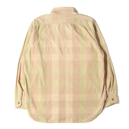 ブロックチェック ワーク シャツ (Work Shirt Cotton Block Check KM034)