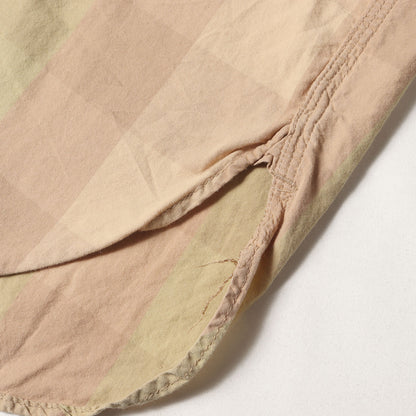 ブロックチェック ワーク シャツ (Work Shirt Cotton Block Check KM034)