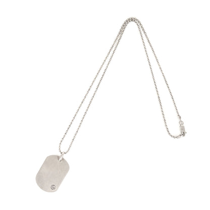 ドッグタグ ボールチェーン ネックレス / Ag925