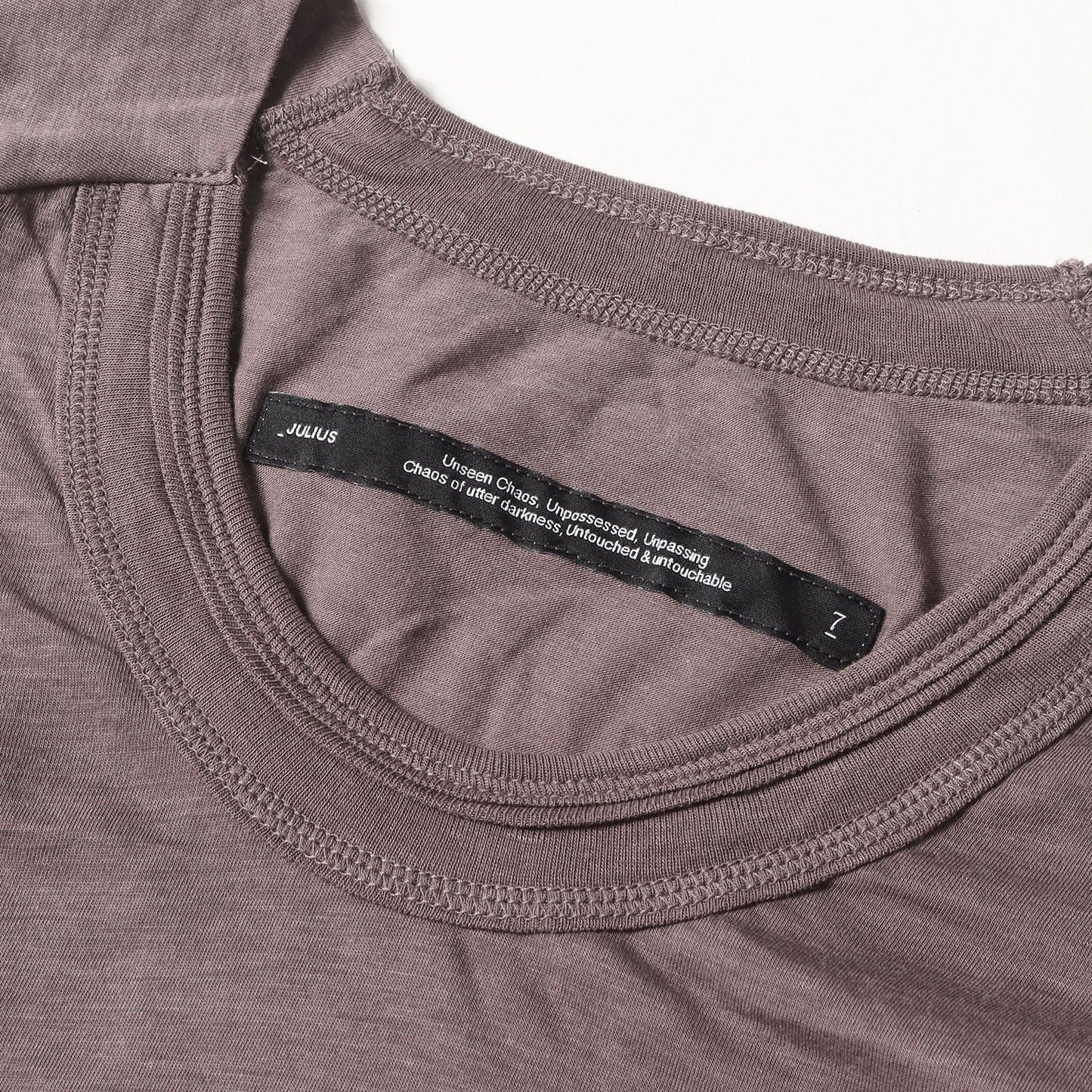 25AW キュプラ ジャージー ダブルバインダーネック カットソー (Seamd Neck Top 917CUM12)