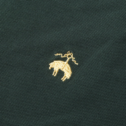 23AW ワンポイント 刺繍 ストレッチ ピケ ポロシャツ / SLIM FIT