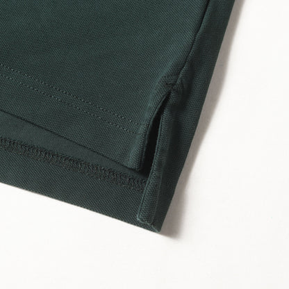 23AW ワンポイント 刺繍 ストレッチ ピケ ポロシャツ / SLIM FIT