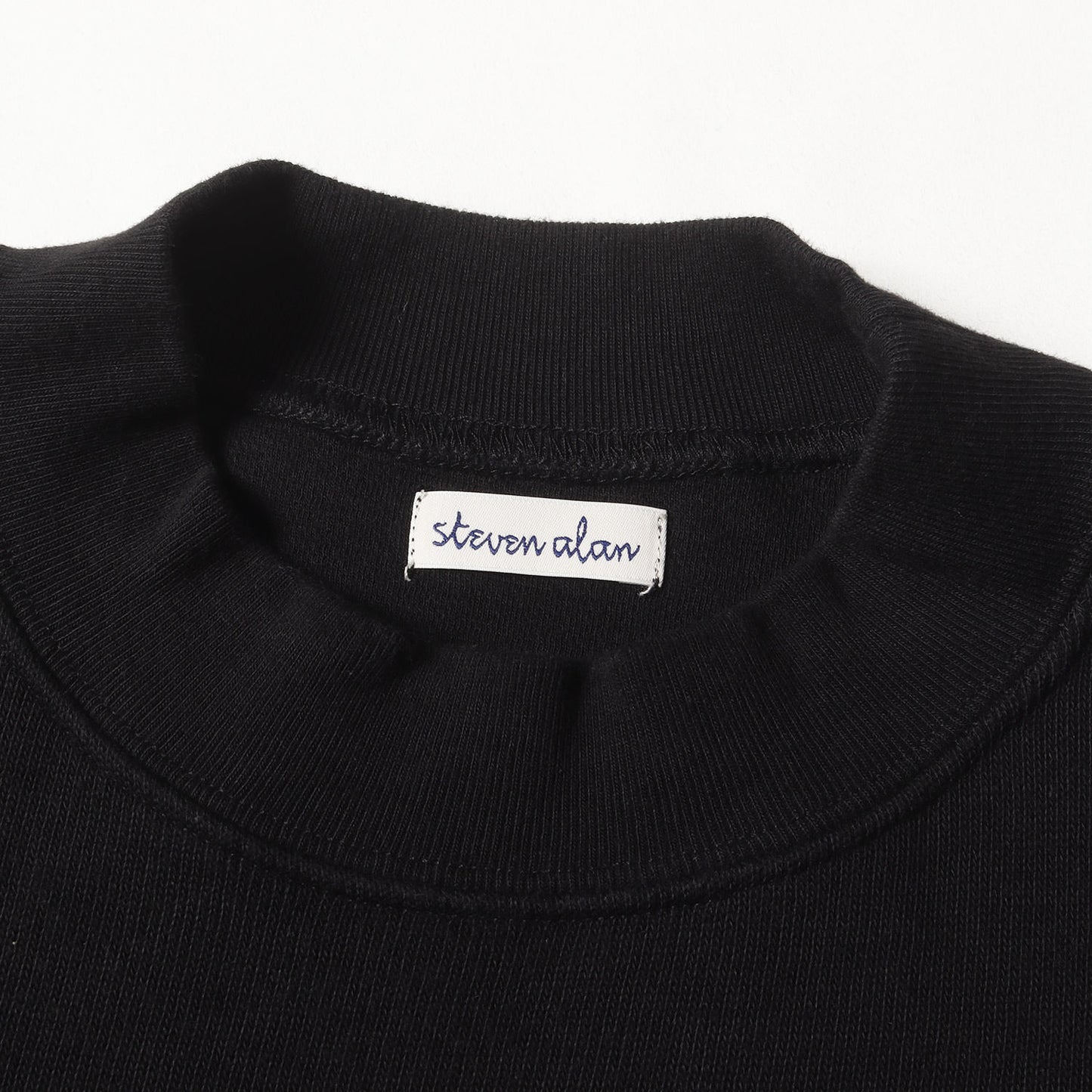 24AW モックネック ダブルフェイス ロングスリーブ Tシャツ (W/F MOCK NECK LONG SLEEVE TEE 8112-199-0410)