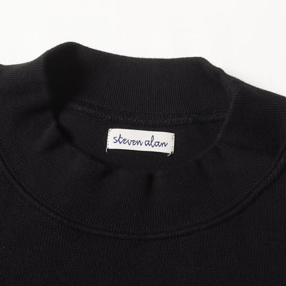 24AW モックネック ダブルフェイス ロングスリーブ Tシャツ (W/F MOCK NECK LONG SLEEVE TEE 8112-199-0410)