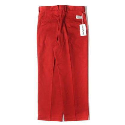 25SS ツータック チノ トラウザー スラックス (DOUBLE PLEATED CHINO TROUSERS 25SS-WMP-PT13)