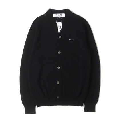 ワンポイント プレイハート ハイゲージ ニット Vネック カーディガン (AX-N024) / AD2024/8