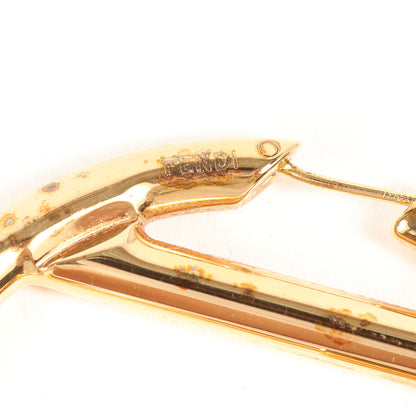 アシンメトリー エフイズ フープ ピアス / 両耳用