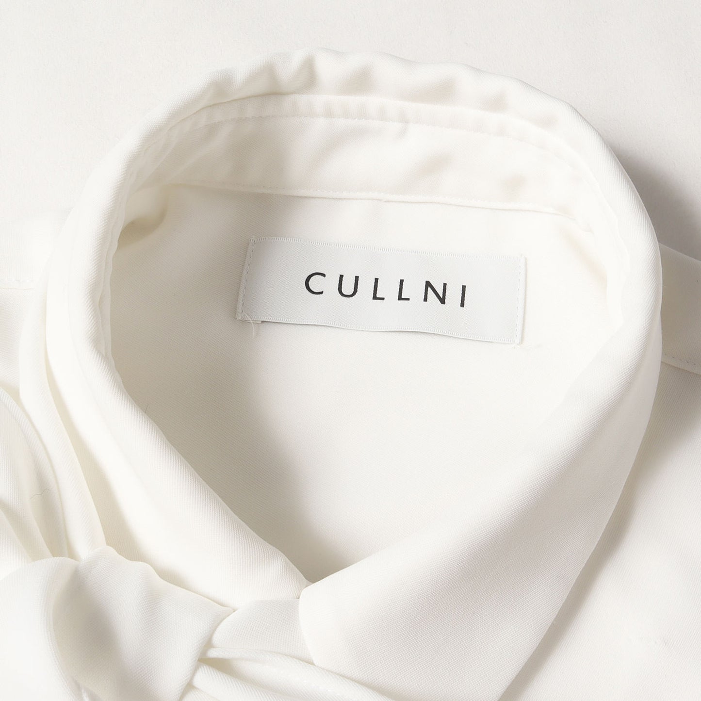 22AW ボウタイ スカーフ付き ポリ シャツ (Bow Tie Shirts 22-AW-024)