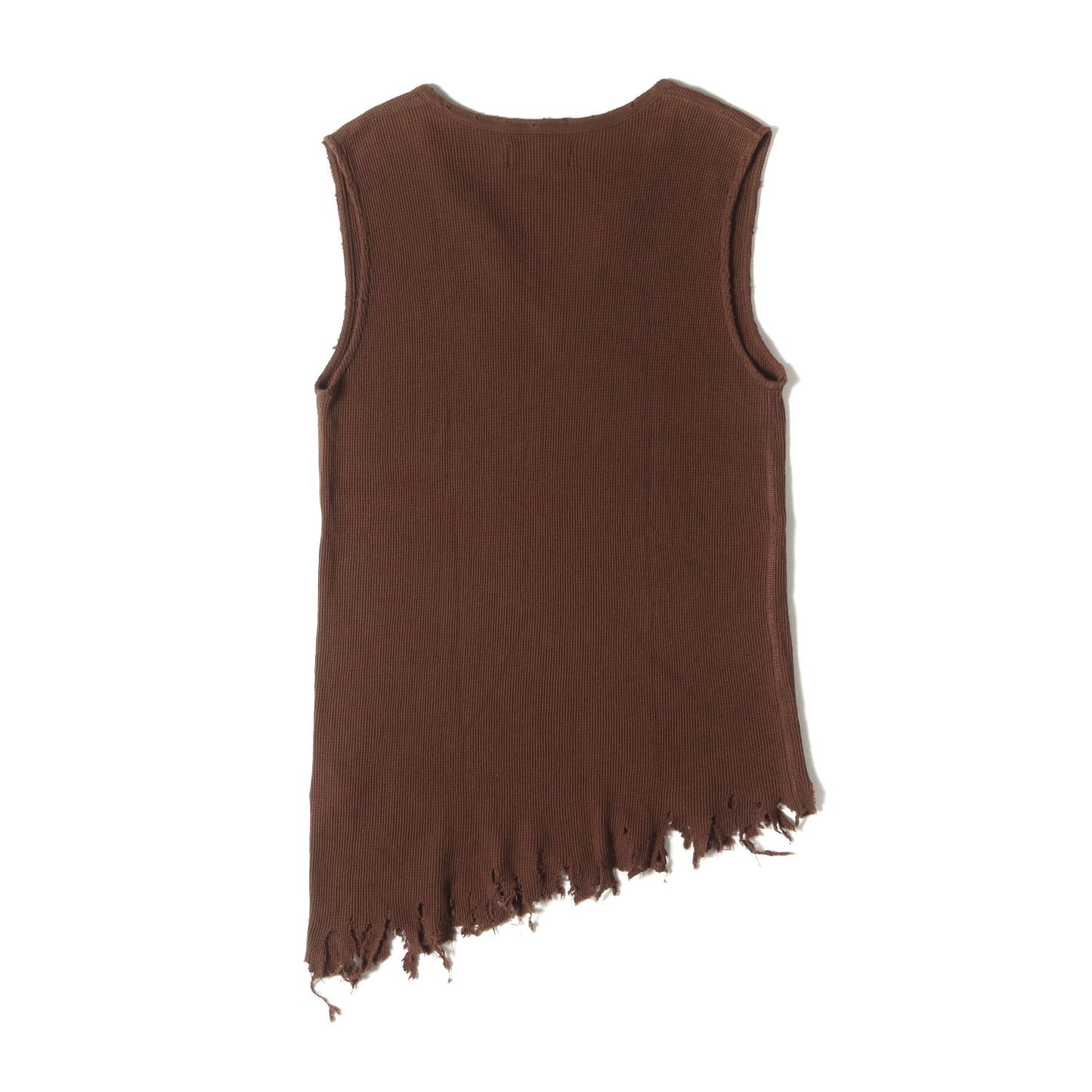24SS ダメージ加工 サーマル ノースリーブ タンクトップ (BORO SLANTED SLEEVELESS LM-24SS-CT01)