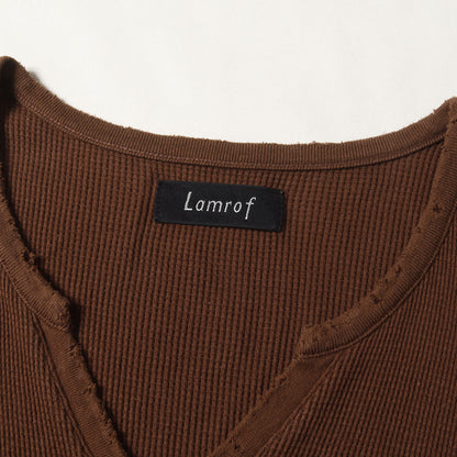 24SS ダメージ加工 サーマル ノースリーブ タンクトップ (BORO SLANTED SLEEVELESS LM-24SS-CT01)