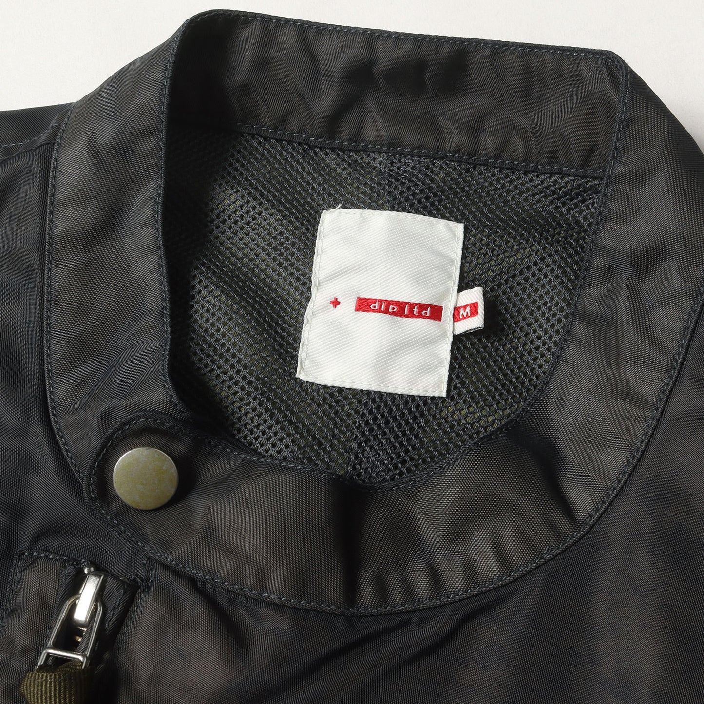 23SS × BEAMS PLUS 別注 ムラ染め ナイロン シングル ライダース (Single Riders Jacket)