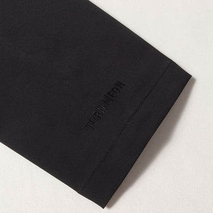 ボタンレス ポリ Vネック カーディガン