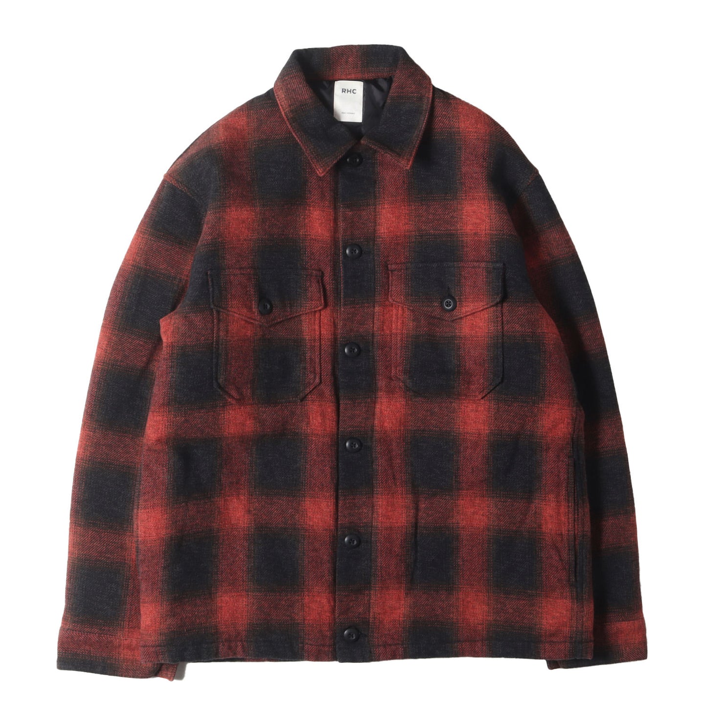 オンブレチェック CPO シャツ パテッド ジャケット (Ombre Plaid CPO Shirt 3420700149)